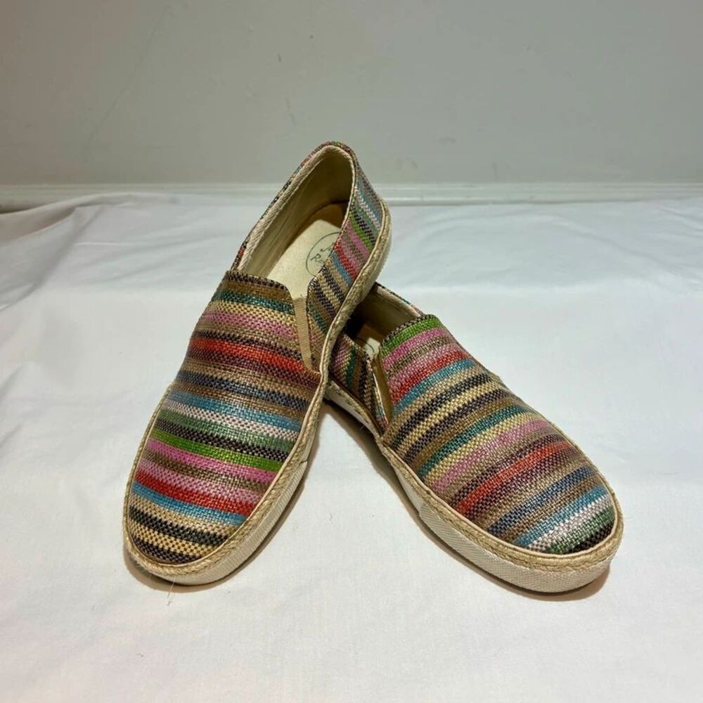 Jack Rogers Striped Espadrille Slip-Ons Size 8.5
